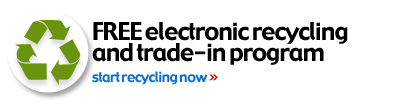 Free electronic recycling and trade-in program.