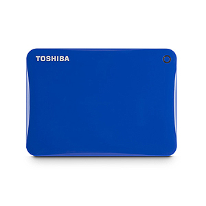Toshiba 2TB Connect II Portable Hard Drive - Blue from Toshiba